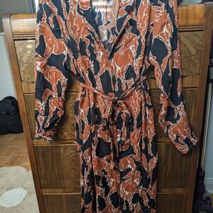 Fun Horse Pattern Dress